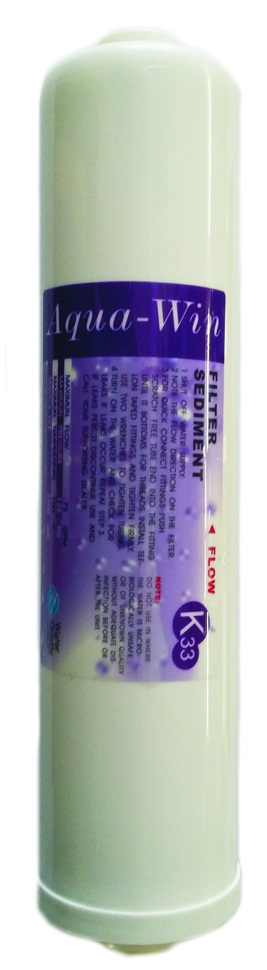 Sediment inline filtr 10"/2,5"